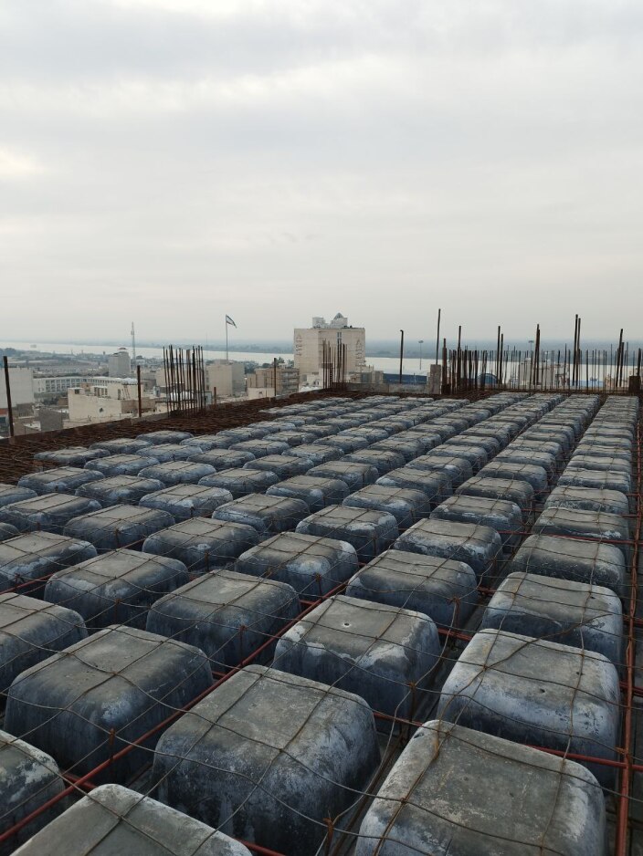 کنترل کیفی بتن سقف وافل