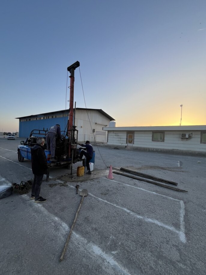 دستگاه حفاری موبیل